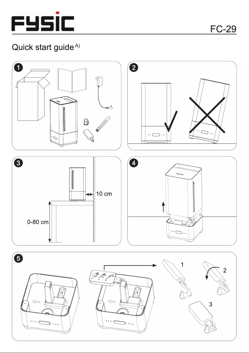 Page 1 of the manual User Manual Fysic FC-29