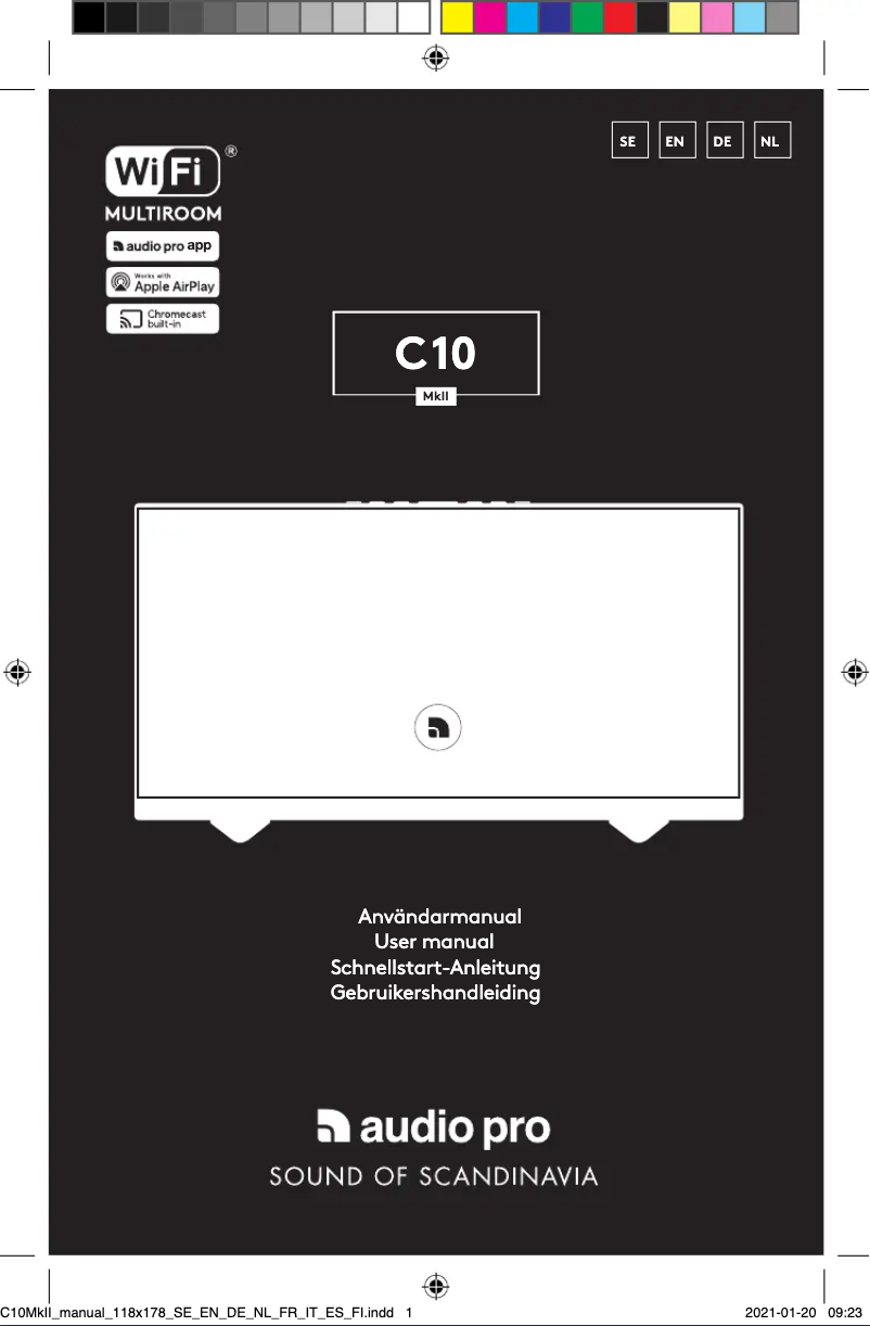 First page image of the manual for Addon C10 MKII