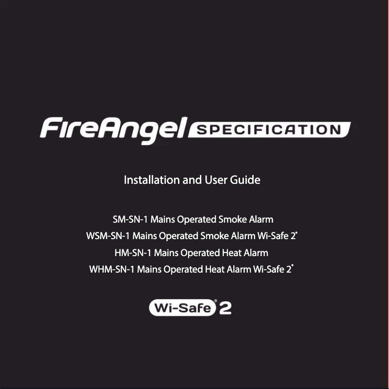 First page image of the manual for HM-SN-1