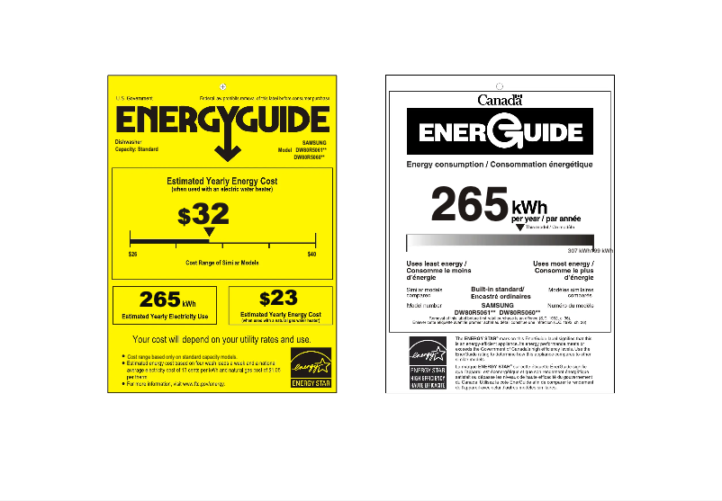 First page image of the manual for DW80R5060US