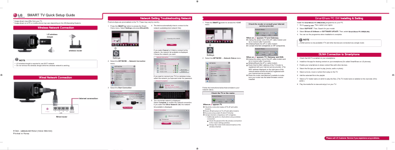 First page image of the manual for 39LN560Y