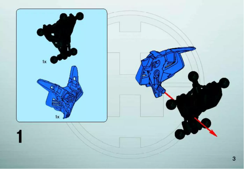 First page image of the manual for Hero Factory Mark Surge