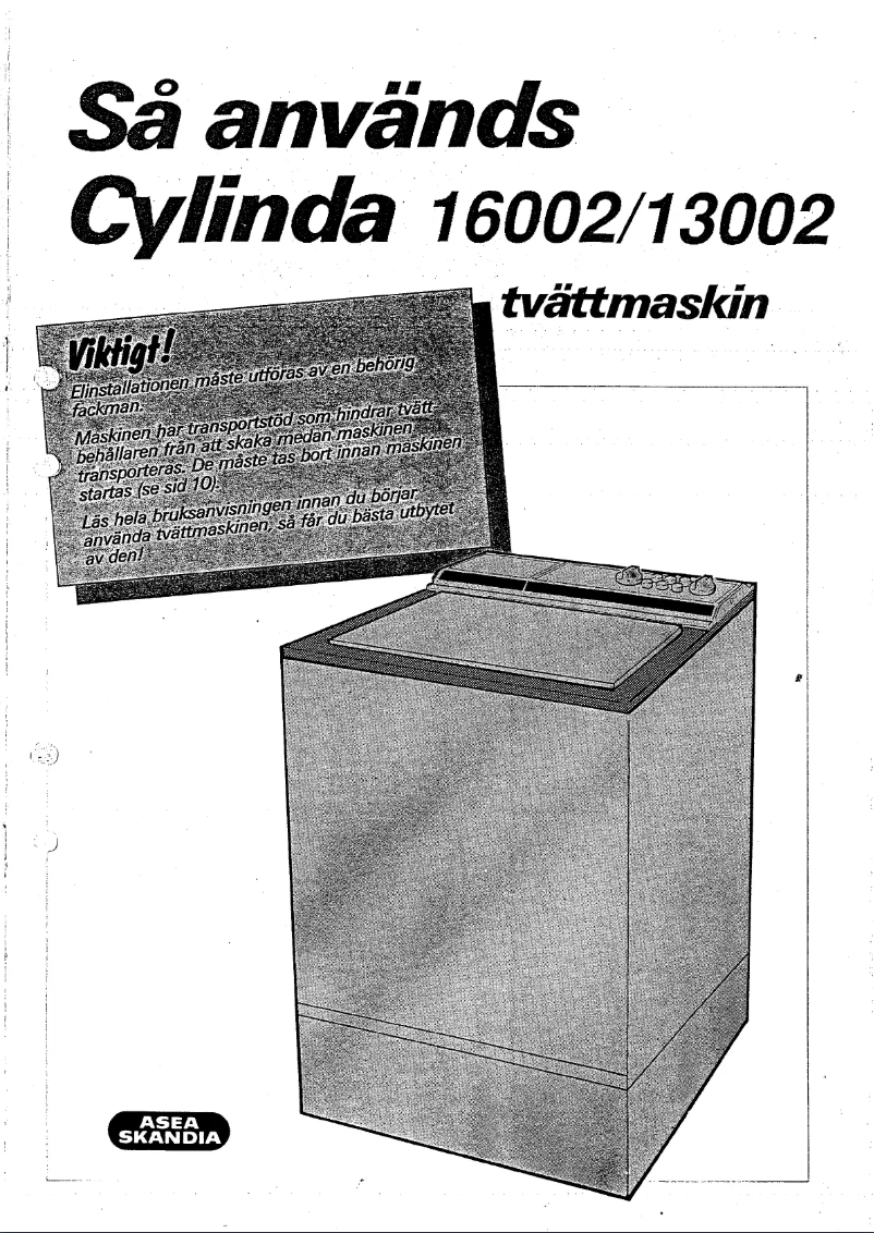 First page image of the manual for 16002