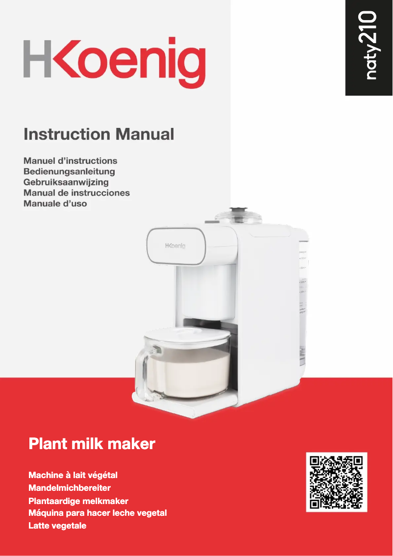 Page 1 of the manual User Manual H.Koenig Naty210