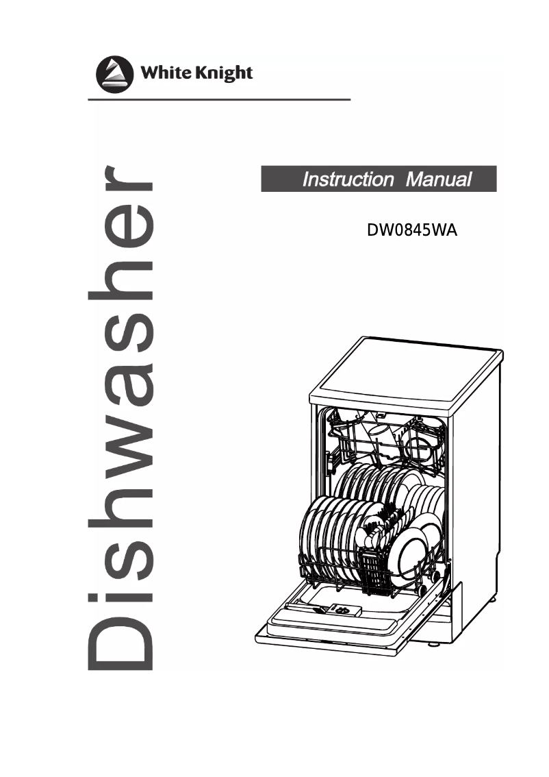 First page image of the manual for DW0845WA