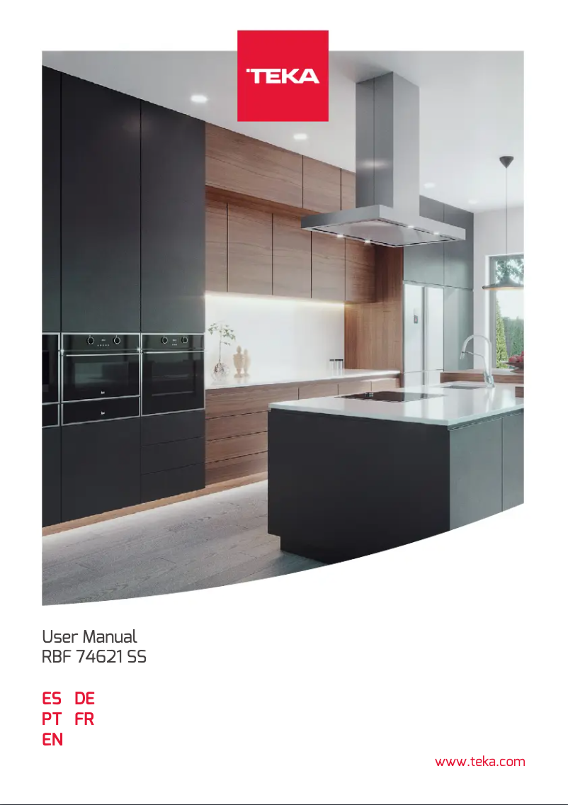 First page image of the manual for RBF 74621 SS