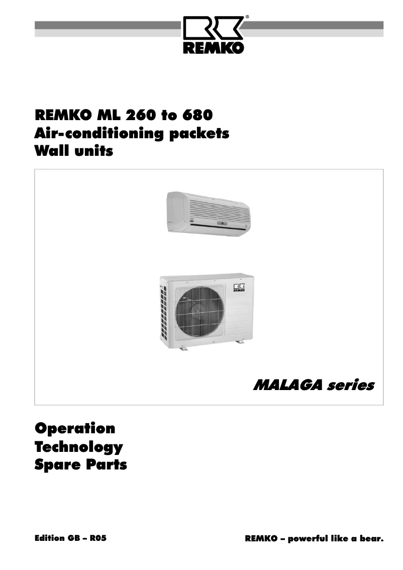 First page image of the manual for ML350