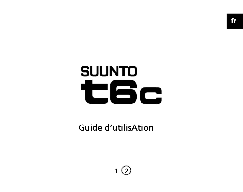 First page image of the manual for T6c