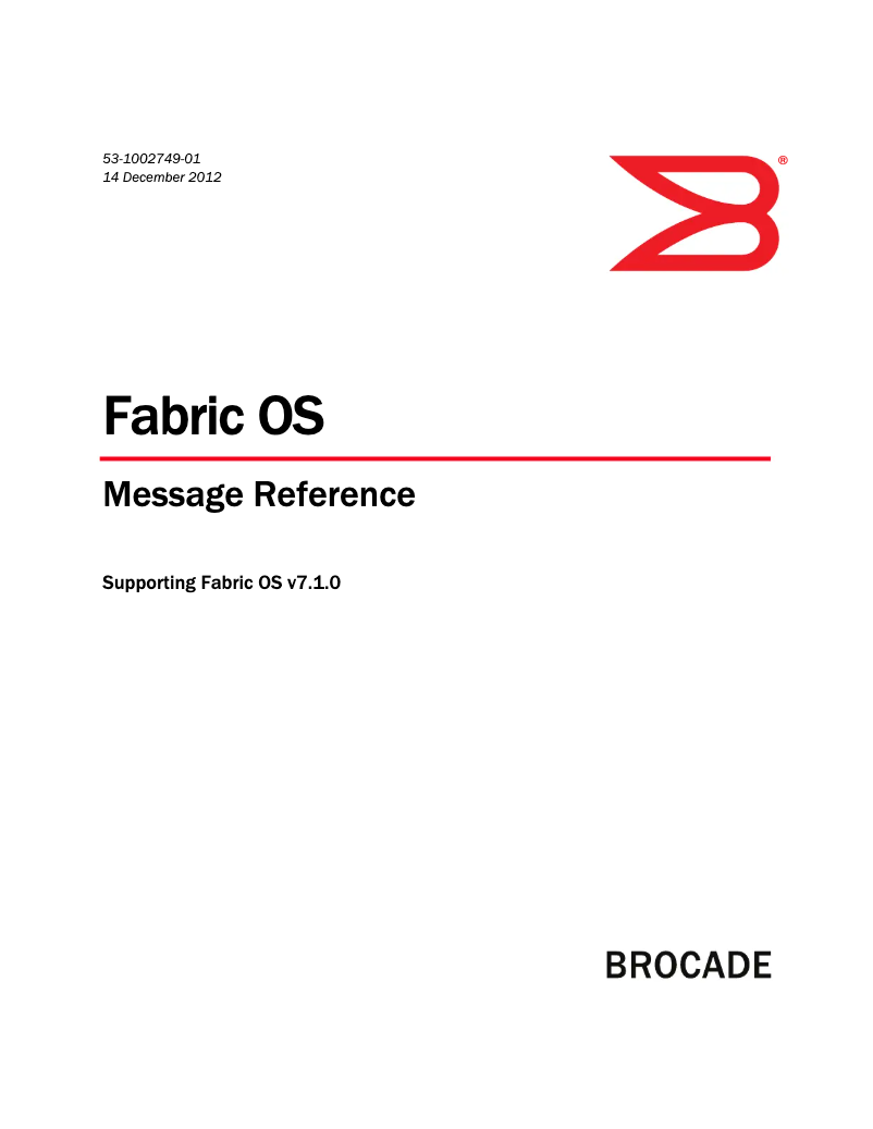 Page 1 of the manual User Manual Dell PowerConnect B-8000