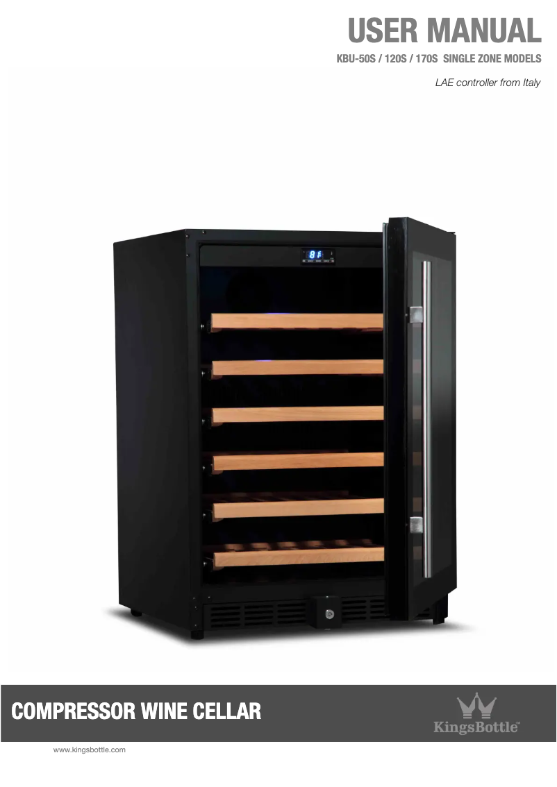 First page image of the manual for KBU-50S