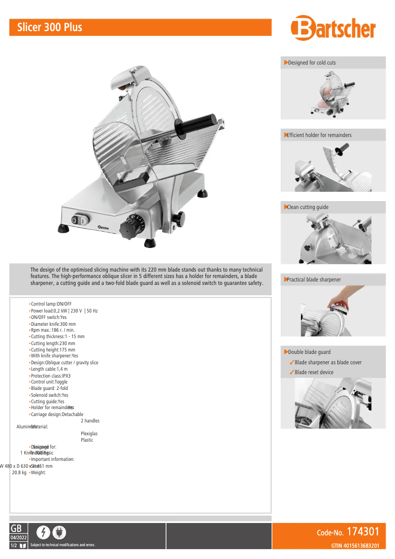 First page image of the manual for 174301