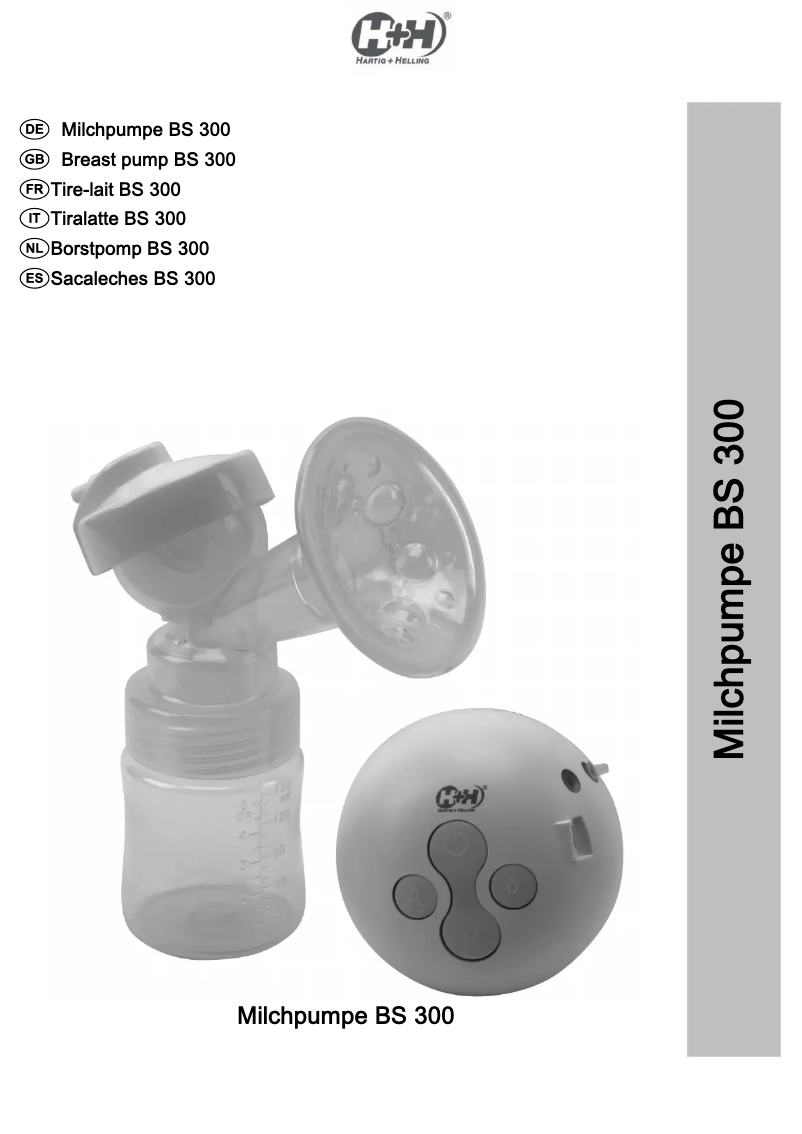 First page image of the manual for BS 300