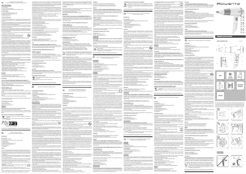 First page image of the manual for Premium Care Pro CV7460