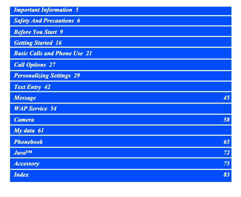Image de la première page du manuel de l'appareil e121