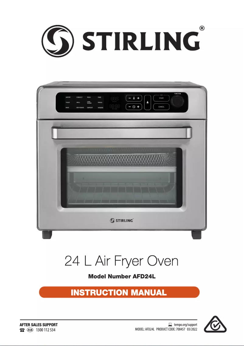 Page 1 of the manual User Manual Stirling AFD23L