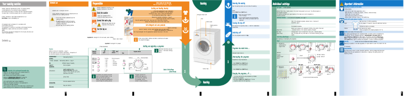First page image of the manual for WAE20165EP