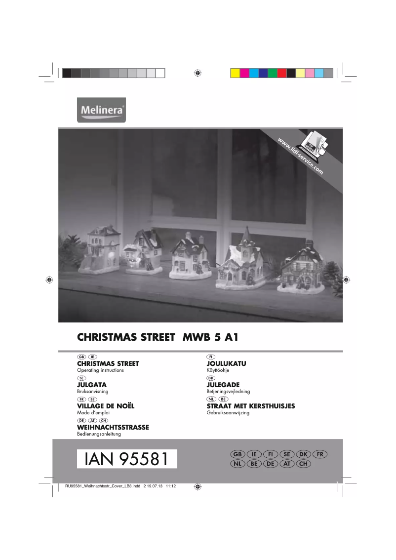 First page image of the manual for IAN 95581