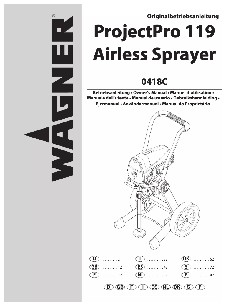 First page image of the manual for ProjectPro 119