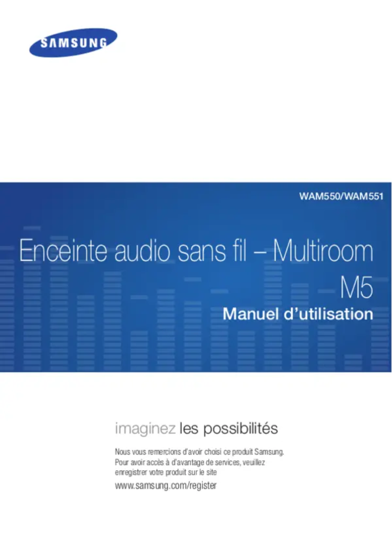Page 1 of the manual User Manual Samsung M5