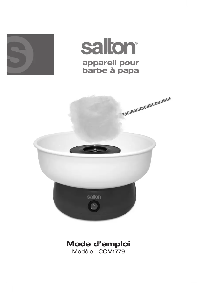 Page 1 of the manual User Manual Salton CCM1779