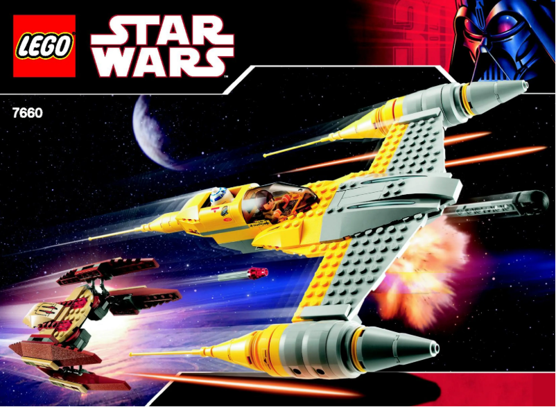 First page image of the manual for Naboo N-1 Starfighter (TM) and Vulture Droid