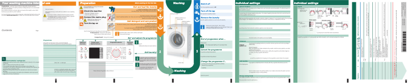 First page image of the manual for WAS32465SN