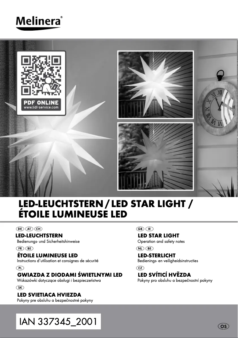 First page image of the manual for IAN 60116