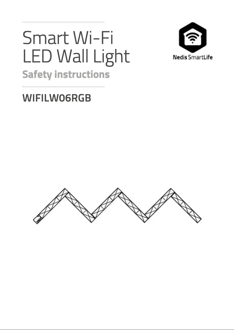 Page 1 de la notice Manuel utilisateur Nedis WIFILW06RGB