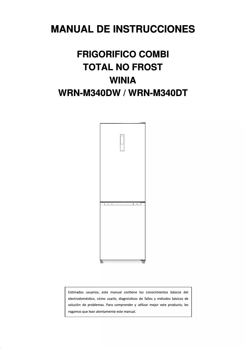 First page image of the manual for WRN-M340DW