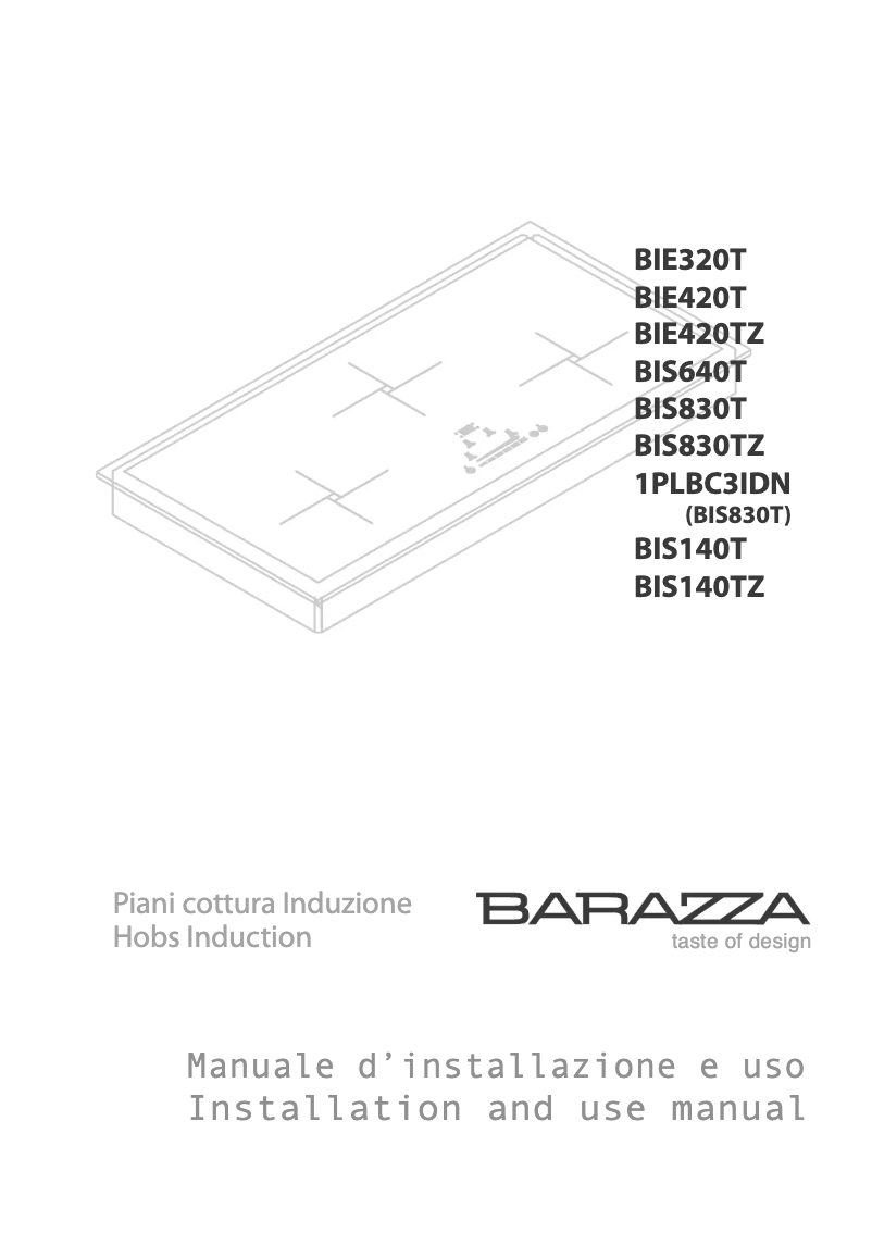 First page image of the manual for 1PID124NQ