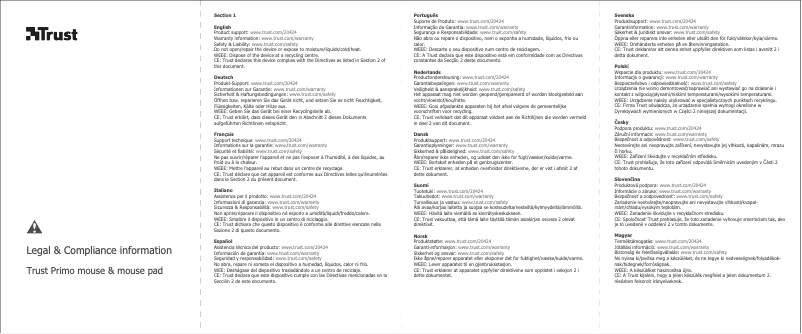 First page image of the manual for 20427