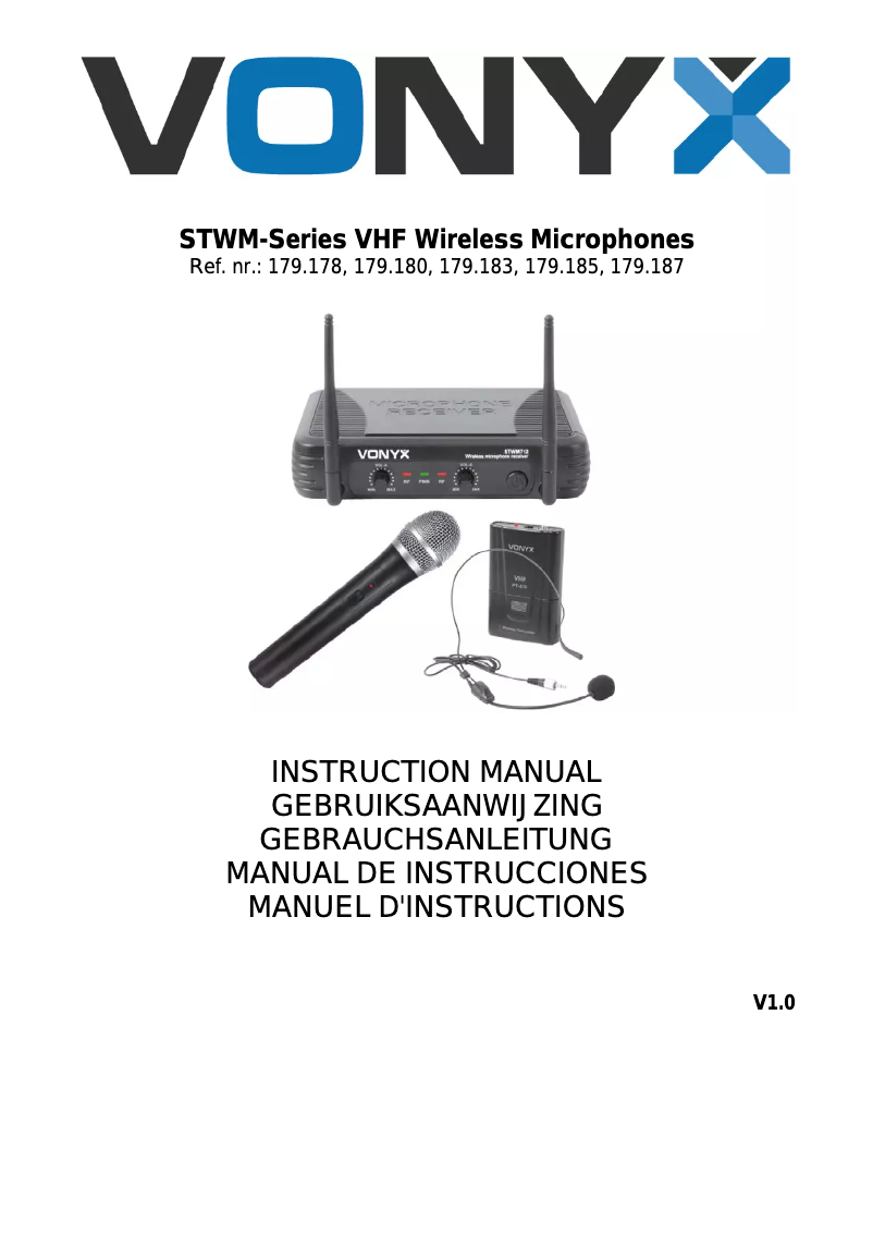 Page 1 of the manual User Manual Skytec STWM712C