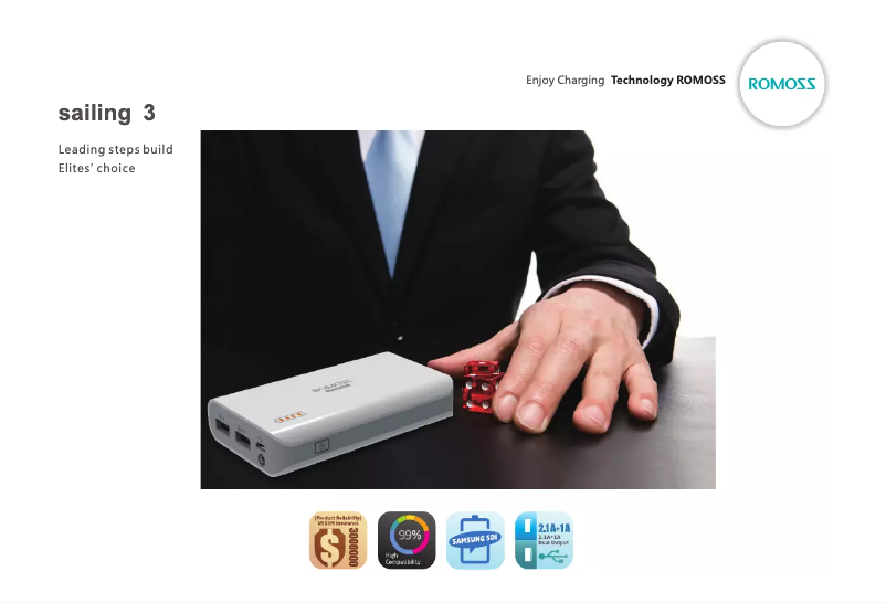 Page 1 of the manual User Manual Romoss Sailing 3