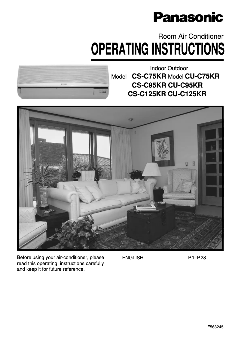 First page image of the manual for CU-C95KR