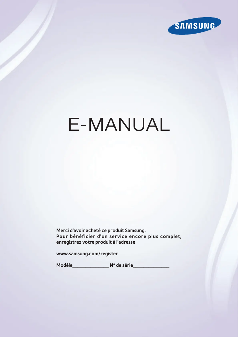 Page 1 of the manual User Manual Samsung UE75F8000