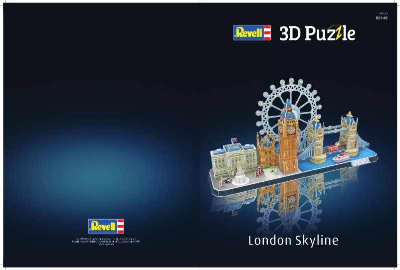 Page 1 of the manual User Manual Revell 3D Puzzle London Skyline