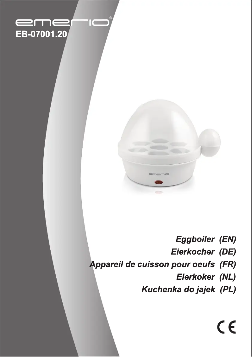 First page image of the manual for EB-07001.20