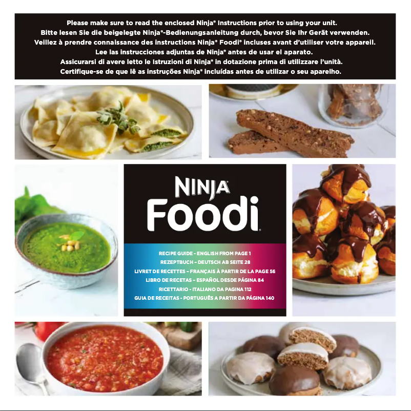 Image de la première page du manuel de l'appareil Foodi CI100EU