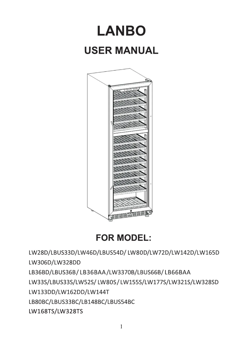 Page 1 of the manual User Manual Lanbo LB148BC