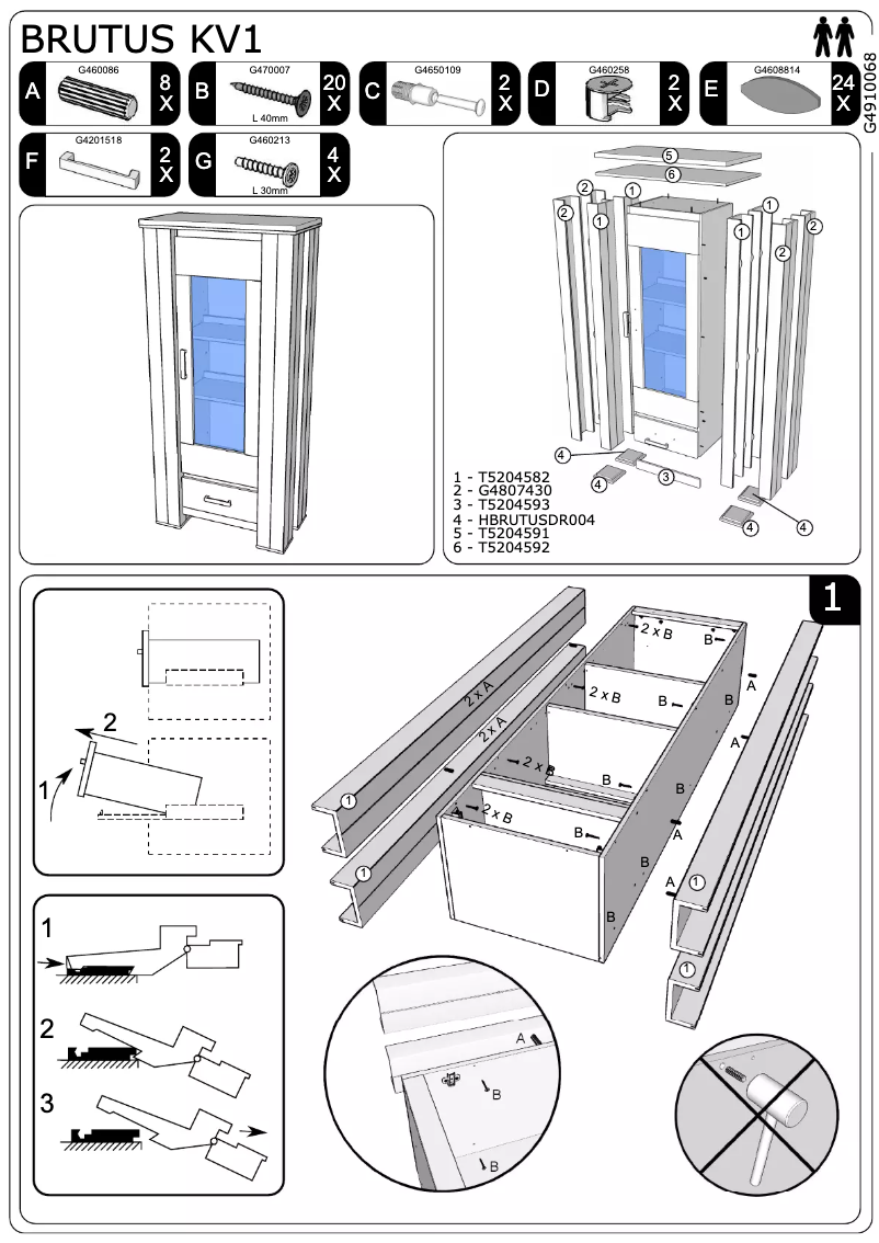 Page 1 of the manual User Manual Profijt Meubel Brush