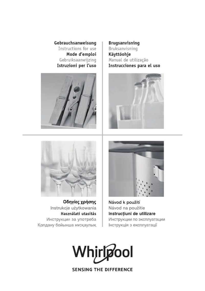 Page 1 of the manual Instruction Manual Whirlpool WA36ODU32