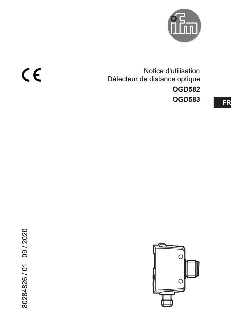 First page image of the manual for OGD582