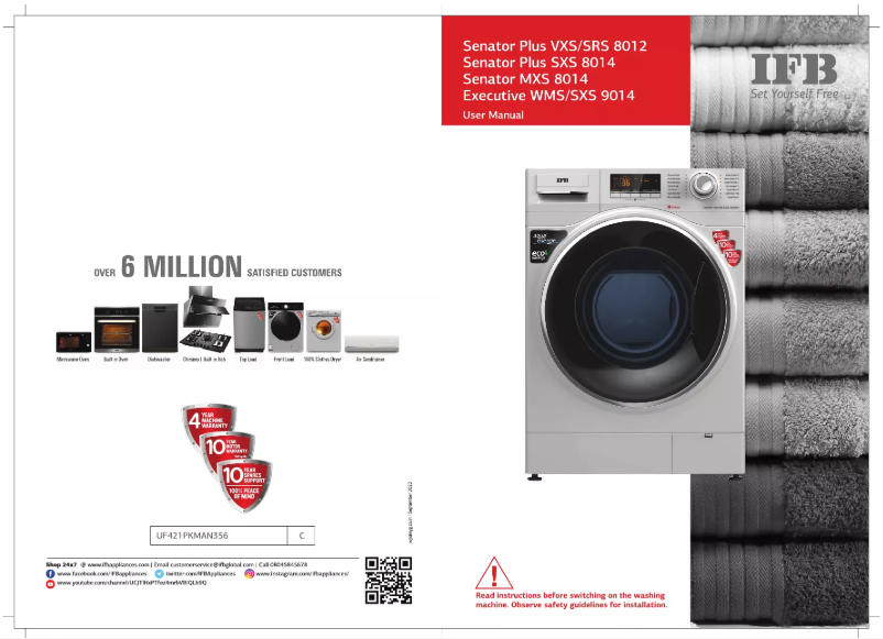 First page image of the manual for Executive SXS 9014