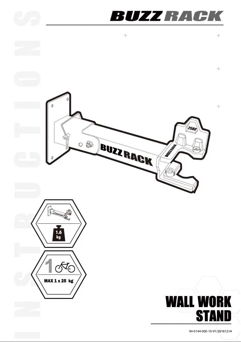 Page 1 of the manual User Manual Buzz Rack Wally Work Stand