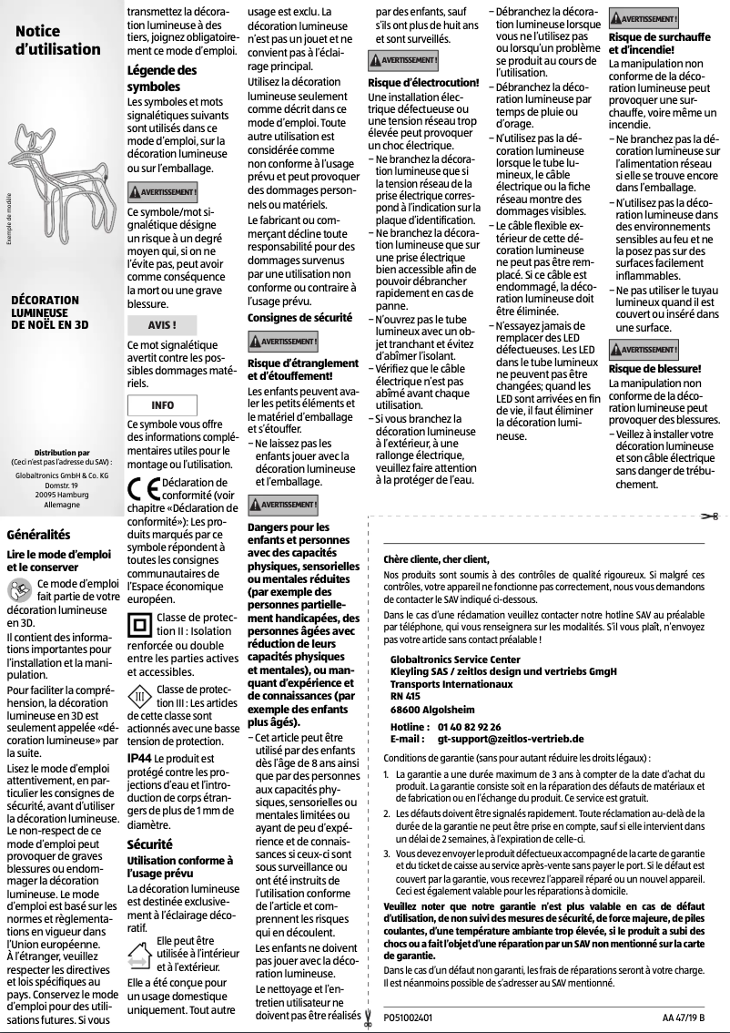 Page 1 of the manual User Manual LightZone GB-01