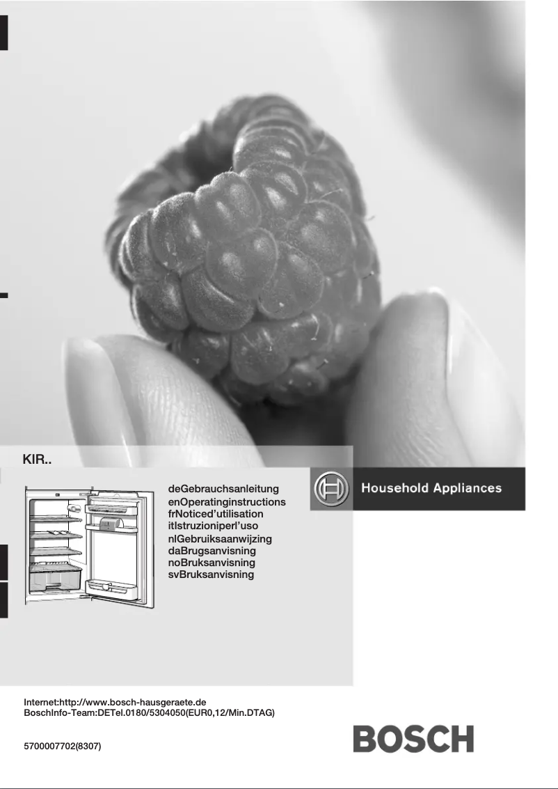 Page 1 of the manual User Manual Siemens KI25R475