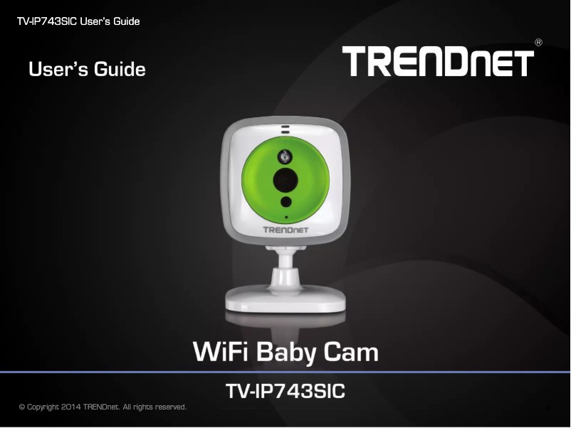 Page 1 of the manual User Manual TRENDnet TV-IP743SIC
