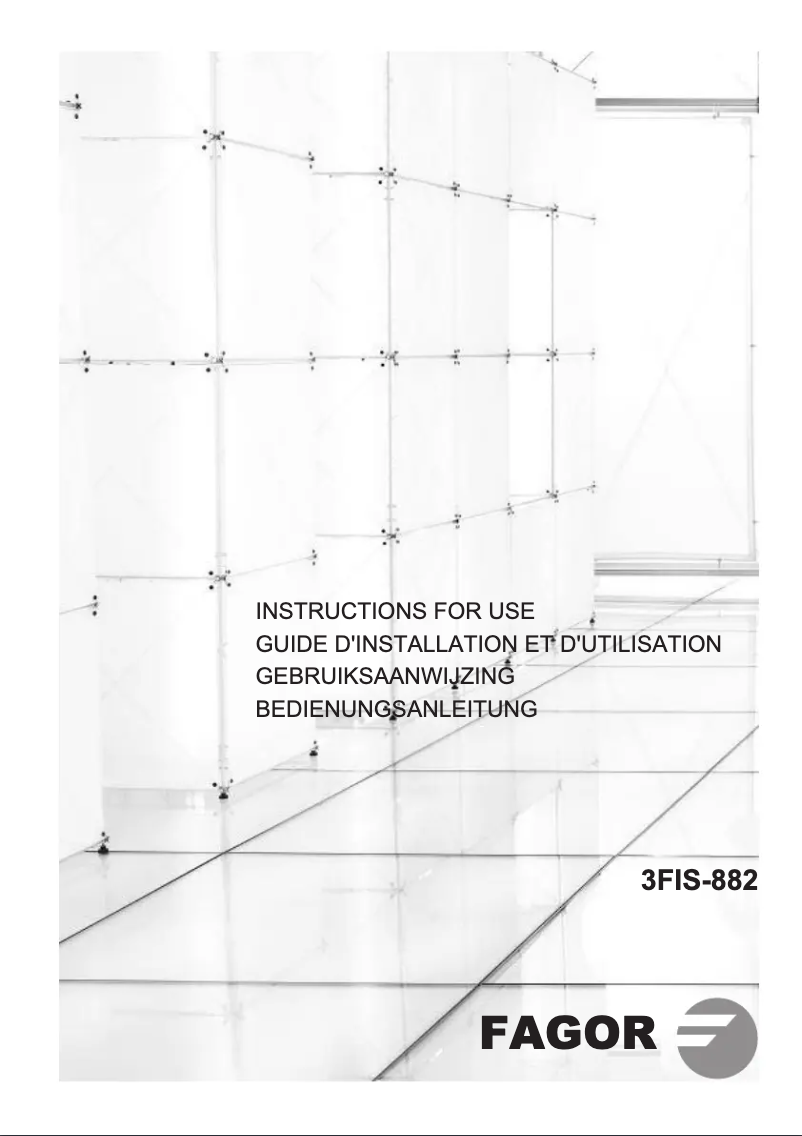 Page 1 of the manual User Manual Fagor 3FIS-882