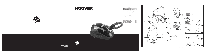 Page 1 of the manual User Manual Hoover SL70PET 011