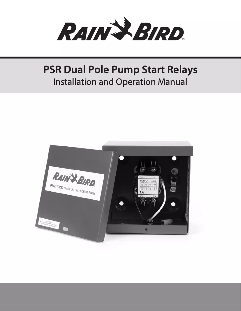 First page image of the manual for PSR110220